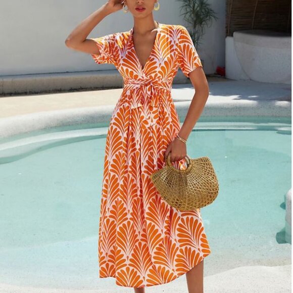 Dresses & Skirts - Belted Midi Dress